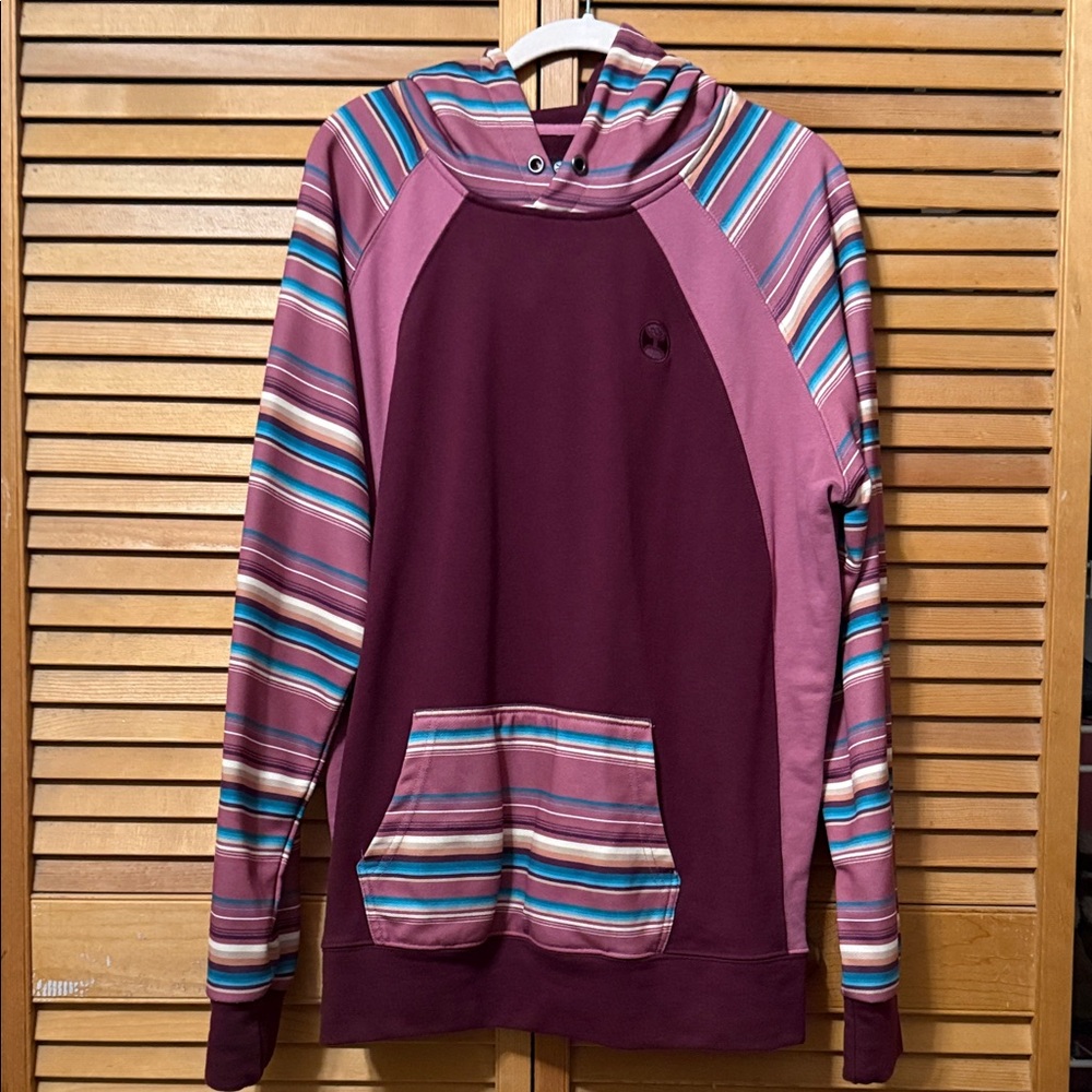 Hooey Striped Multicolor Hoodie